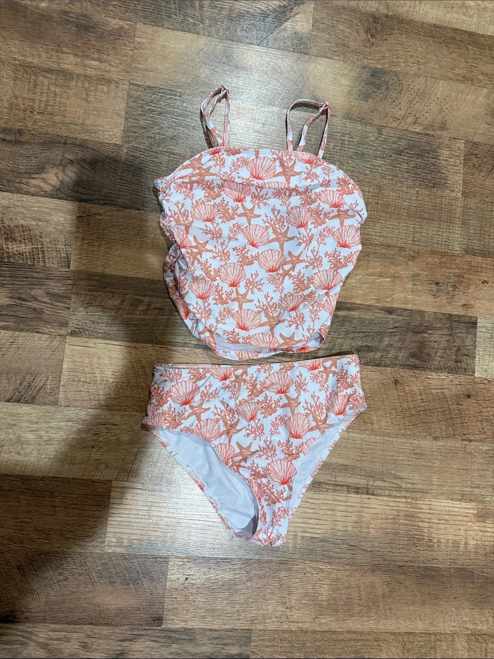Girls' Print Two-Piece Swimsuit - Size 12